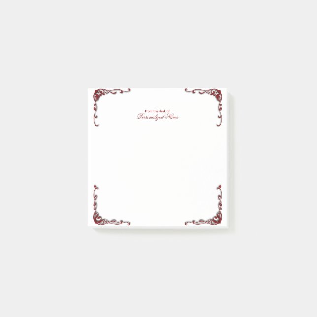 Baroque Elegance Post-it Block (Framsida)