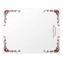 Baroque Elegance Unlines Anteckningsblock