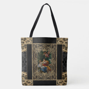 Baroque Elegant Girly Mönster II Tygkasse