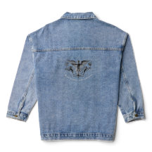 Baroque Engraved Angel Denim Jacka