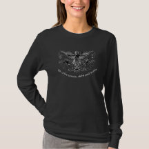 Baroque Engraved Angel Vapensköld Women Sweatshirt