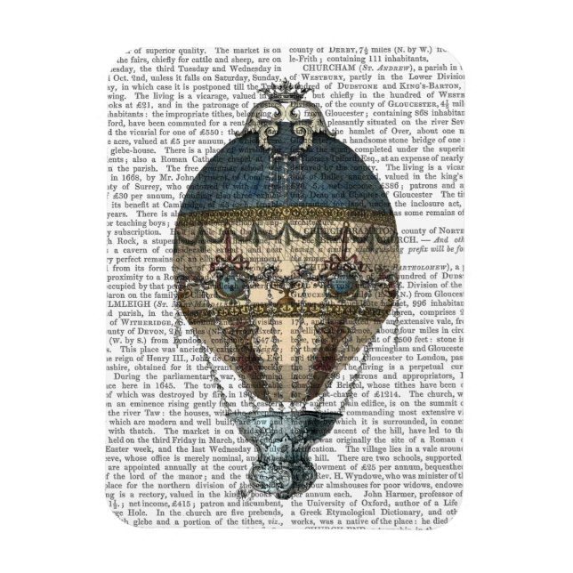 Baroque Fantasy Balloon 2 2 Magnet (Vertikal)