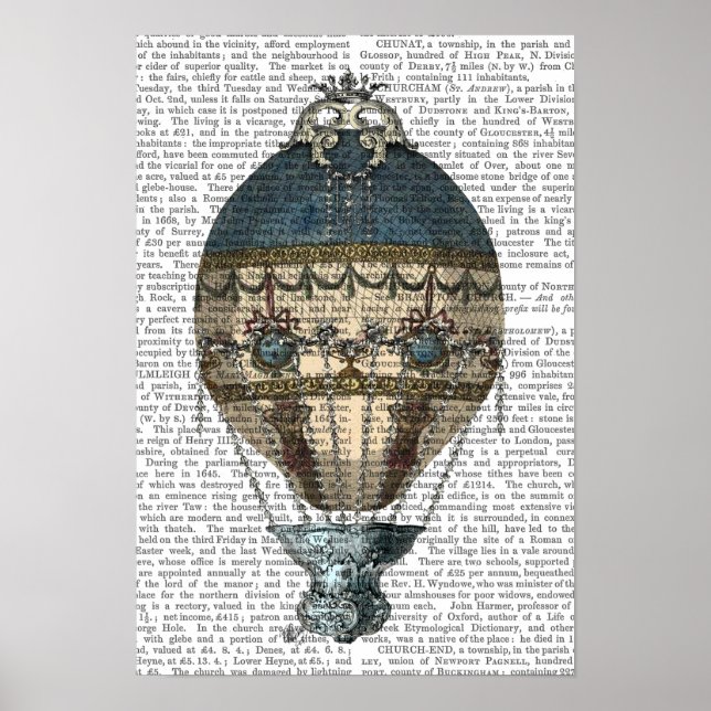 Baroque Fantasy Balloon 2 Poster (Framsidan)