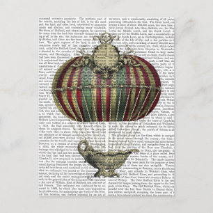 Baroque Fantasy Balloon 4 Vykort