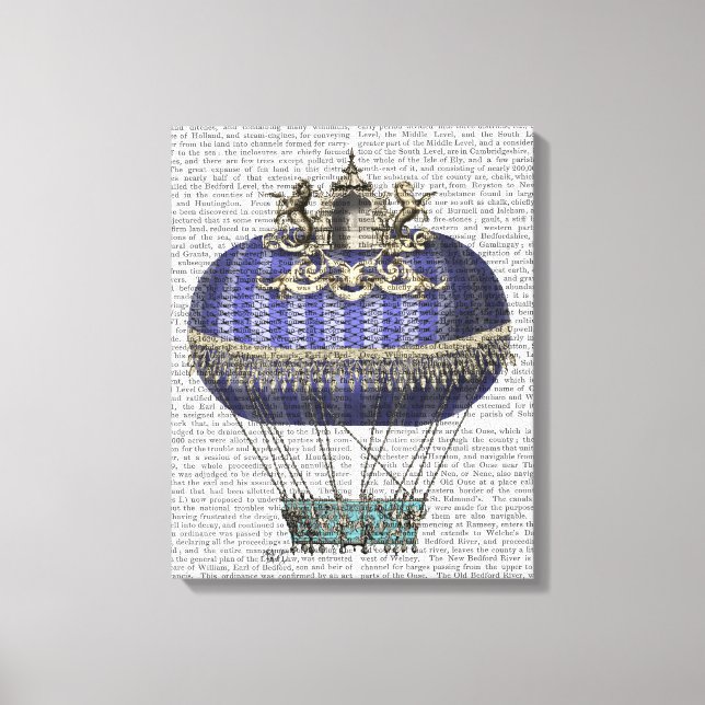 Baroque Fantasy Balloon Canvastryck (Framsida)