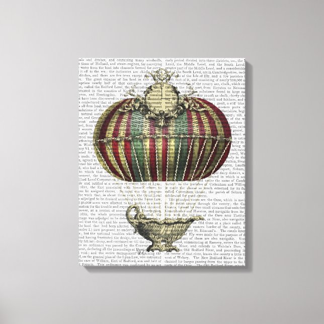 Baroque Fantasy Balloon Canvastryck (Framsida)