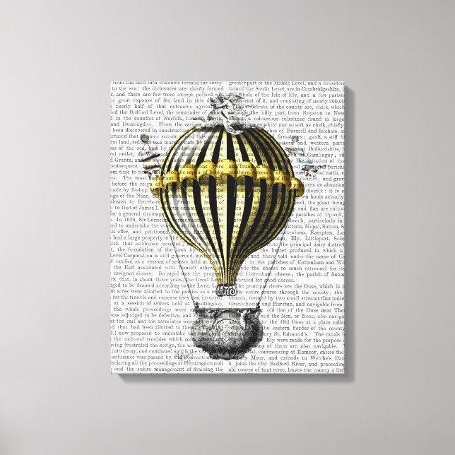 Baroque Fantasy Balloon Canvastryck (Framsida)