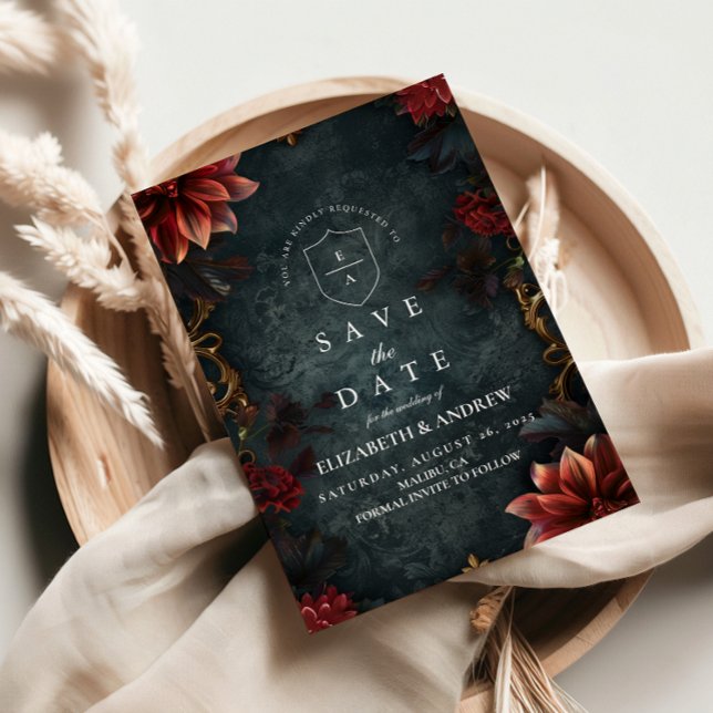 Baroque Gothic Bröllop Romantik Spara Datumet (Skapare uppladdad)