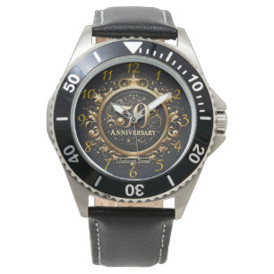 Baroque Guld: 50 års Firande-design Armbandsur