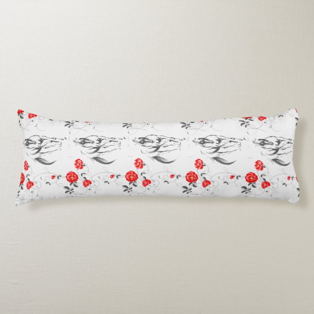 Baroque Horse Body Pillow Kroppskudde (Framsidan)