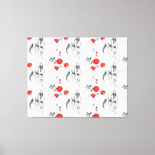 Baroque Horse Kanvastryck