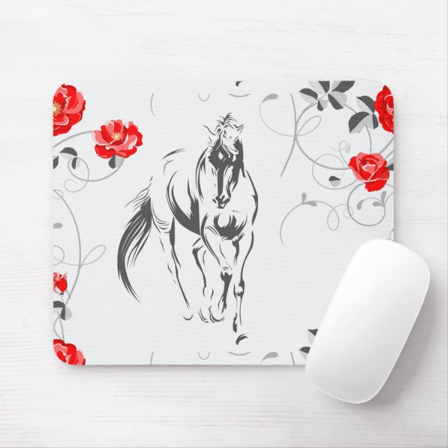 Baroque Horse Mousepad Musmatta (Med mus)