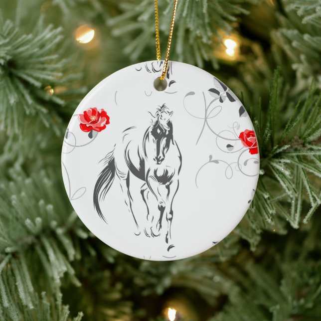 Baroque Horse Ornament (Träd)