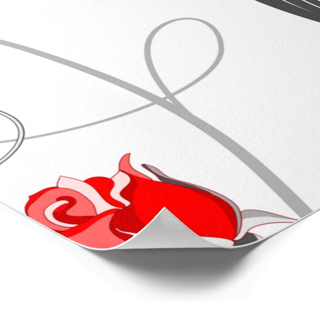 Baroque Horse Poster (Hörn)