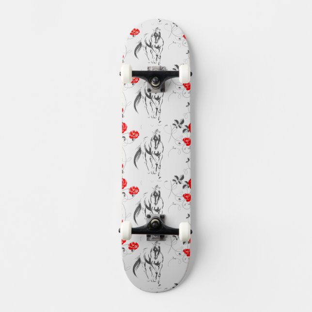 Baroque Horse Skateboard (Framsida)