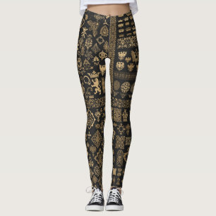 Baroque inslag: mega set mönster. leggings