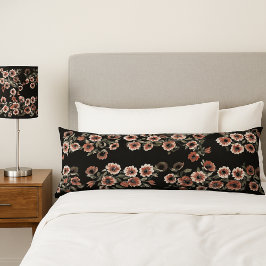 Baroque-Inspired Botanical Soft Pinks and Grönts Kroppskudde