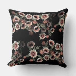 Baroque-Inspired Botanical Soft Pinks and Grönts Kudde