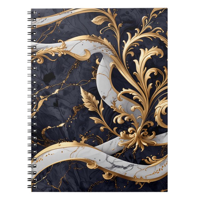 Baroque Inspired Luxury Anteckningsbok (Framsidan)