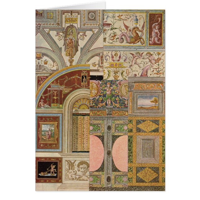 baroque Italiane motifs collage OBS Kort (Framsidan)