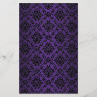 Baroque Lila Victorian Scrapbook Papper