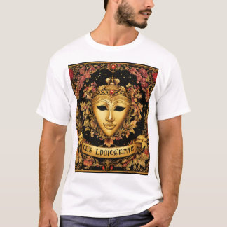 Baroque Maschera T-Shirt Logotyp-Manar Basic T-Shi
