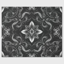 Baroque Noir Wrapping Papper Presentpapper