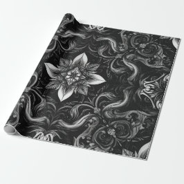 Baroque Noir Wrapping Papper Presentpapper