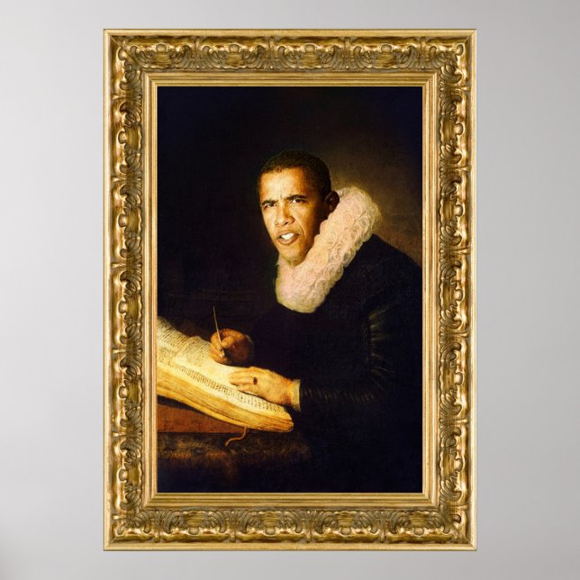 Baroque Obama Poster (Framsidan)