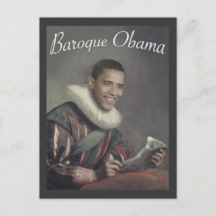 Baroque Obama Vykort