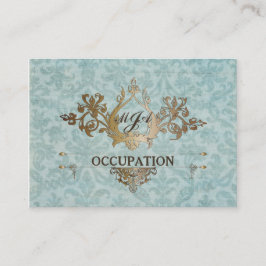 Baroque Ornamental - Affärskort Visitkort