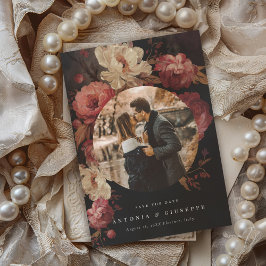 Baroque Painting Blommigts Photo Spara Datumet