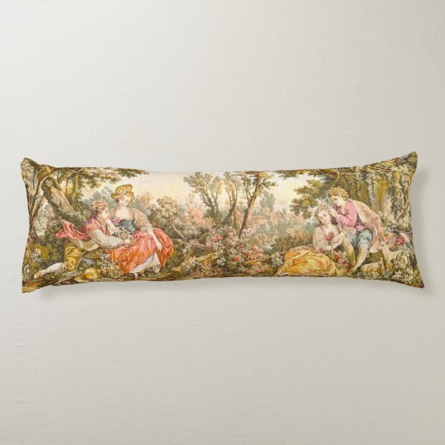 Baroque par Blommigt Body Pillow Kroppskudde (Baksidan)
