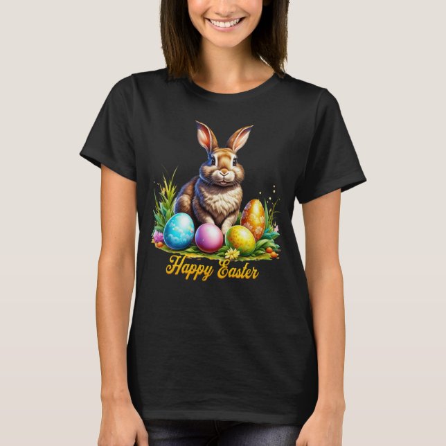 Baroque Påskhare T Shirt (Framsida)