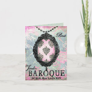 Baroque Pendant ~ Card / inbjudningar