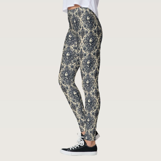 Baroque Punk - Gothic Victorian Delirium Leggings (Vänster)