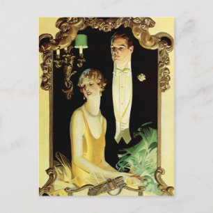Baroque Ram Formal Couple Vykort