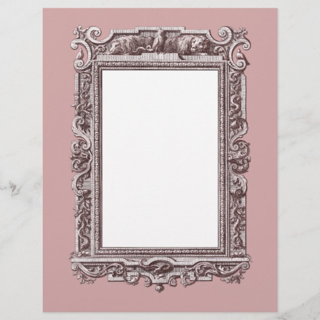 Baroque/Renaissance Lejon Finare Gräns (Framsida)