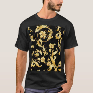 Baroque Rococo, Victorian Blommönster. T Shirt
