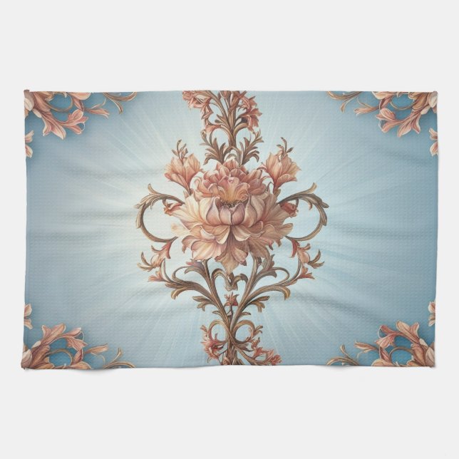 Baroque Rose  Elegance Kitchen Towels Kökshandduk (Horisontell)