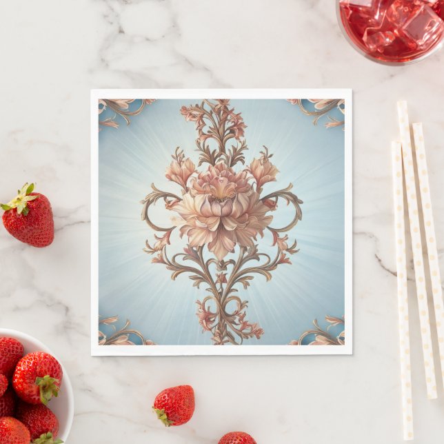 Baroque Rose   Paper Napkin  Pappersservett (Insitu)