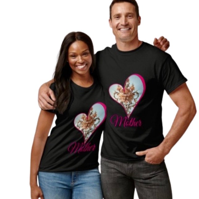 Baroque Rose   T Shirt (Celebrate Mom with a tee he’ll love to wear—perfect for family photos and Mother’s Day fun.

)