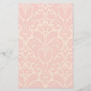 Baroque stil damask bakgrund brevpapper