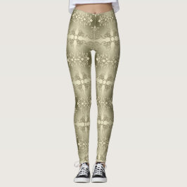 baroque stil-gradienten mönster leggings
