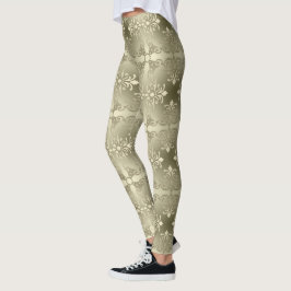 baroque stil-gradienten mönster leggings