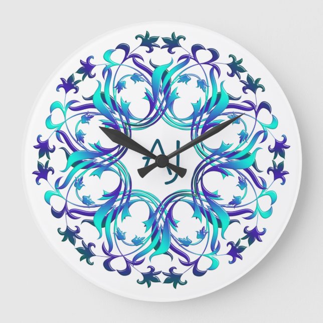 baroque stil inslag bandana stor klocka (Framsida)