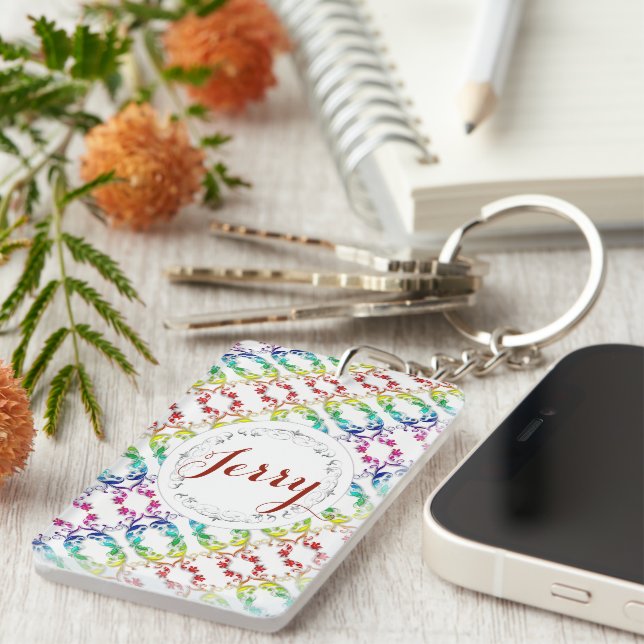 baroque stil inslag nyckelring (Högra Framsidan)