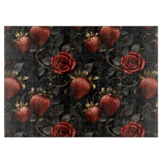 Baroque Strawbär och Ro Seamless Mönster