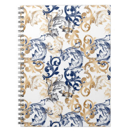 Baroque-Style Retro Classic Pattern  Anteckningsbok