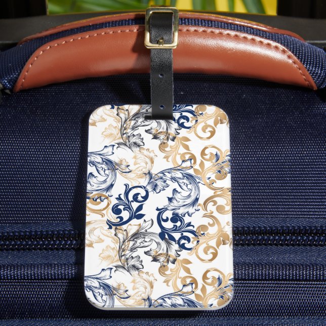 Baroque-Style Retro Classic Pattern  Bagagebricka (Framsida Insitu 2)